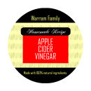 Apple Cider Vinegar Wide Mouth Ball Jar Topper Insert